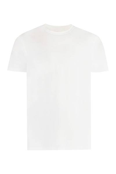 Ea7 Emporio Armani Viscose Jersey T-shirt In White