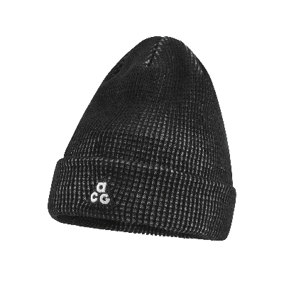 Nike Kids' Embroidered-logo Beanie In Black