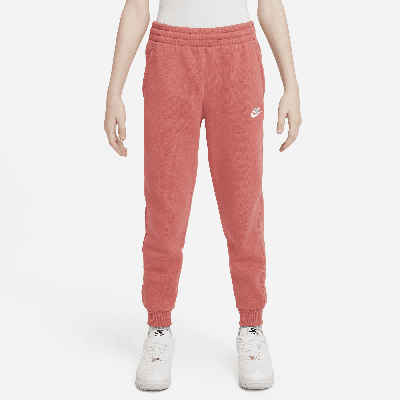 Nike Sportswear Club Fleece Big Kids' Jogger Pants In Red