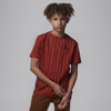 Jordan Mvp Pinstripe Big Kids' Graphic T-shirt In Red