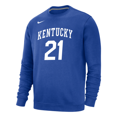 Nike D.j. Wagner Kentucky  Unisex College Hoodie In Blue