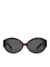 Celine Triomphe 11 Sunglasses In Acetate In Red