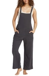 Billabong Pacific Time Cotton Gauze Jumpsuit In Black Sands