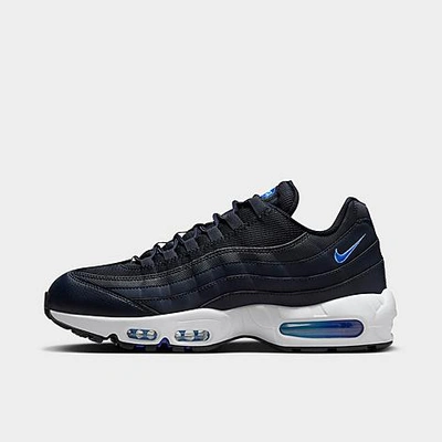 Nike Men's Air Max 95 Casual Shoes In Dark Obsidian/racer Blue/university Blue