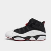 Nike Jordan Men's Air 6 Rings Basketball Shoes In Black/university Red/white