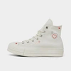 Converse Chuck Taylor All Star Lift Sneaker In Egret/fever Dream/egret
