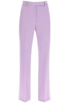 HEBE STUDIO 'LOVER' SATIN TROUSERS