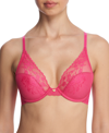 Natori Cherry Blossom Convertible Underwire Bra In Bright Blush