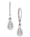 MACY'S DIAMOND TEARDROP EARRINGS (1/4 CT. T.W.) IN 14K WHITE OR YELLOW GOLD