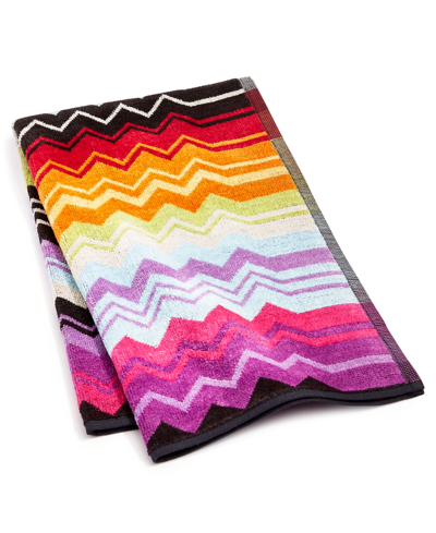 Missoni Giacomo Cotton Hand Towel, 16" X 27" In Arancio Multicolor