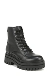 Sam Edelman Kyler Platform Combat Boot In Black