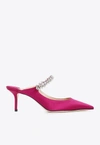 Jimmy Choo Bing 65 Slip-on Mules In Pink