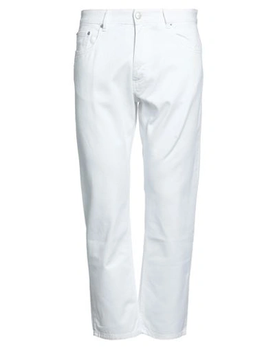 Icon Denim Man Denim Pants White Size 32 Cotton