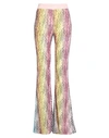 MISSONI MISSONI WOMAN PANTS YELLOW SIZE 8 VISCOSE