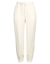 JIL SANDER JIL SANDER WOMAN PANTS WHITE SIZE 8 VISCOSE