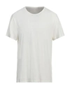 At.p.co At. P.co Man T-shirt White Size Xxl Linen, Cotton