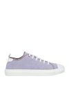 Wally Walker Woman Sneakers Lilac Size 8 Soft Leather In Purple