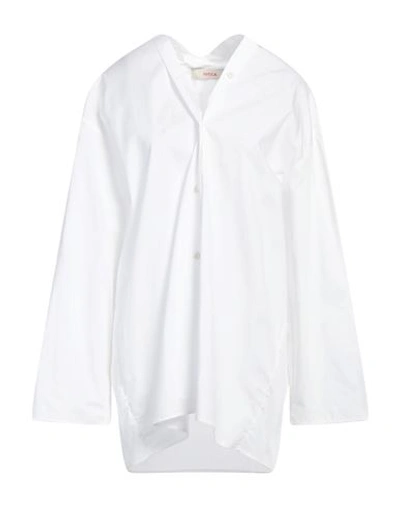 Jucca Woman Shirt White Size 8 Cotton