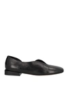 Officine Creative Italia Woman Loafers Black Size 8 Leather