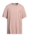 Atomofactory Man T-shirt Blush Size Xxl Cotton In Pink