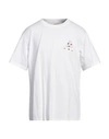 Atomofactory Man T-shirt White Size L Cotton