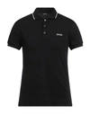 Zegna Man Polo Shirt Black Size 36 Cotton, Elastane