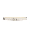 Nude Woman Belt Off White Size 32 Soft Leather