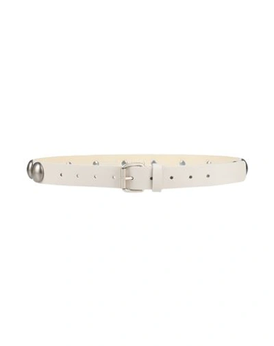 Nude Woman Belt Off White Size 32 Soft Leather