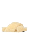 Jil Sander Off-white Oversized Wrapped Sandals In Yellow