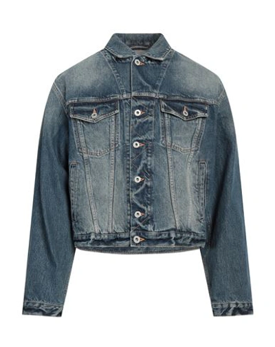 Kenzo Denim Trucker Jacket Medium Stone Blue Mens In Medium Stone Blue Denim