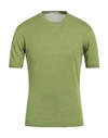 Kangra Man Sweater Green Size 36 Linen