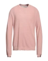 Atomofactory Man Sweater Light Pink Size Xl Linen, Cotton