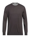 Kangra Man Sweater Steel Grey Size 46 Silk, Cotton