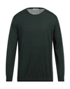 Kangra Cashmere Kangra Man Sweater Dark Green Size 48 Silk, Cotton