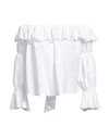Cc By Camilla Cappelli Woman Top White Size 4 Cotton In White