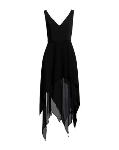 Marc Ellis Woman Maxi Dress Black Size 6 Polyester, Elastane
