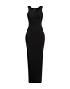 Blumarine Logo-print Maxi Dress In Black