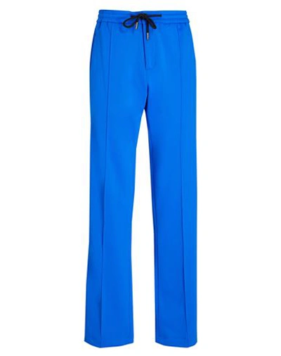 8 By Yoox Drawstring Wide Trousers Man Pants Bright Blue Size 36 Polyamide, Cotton
