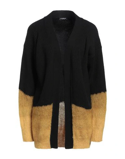 Dondup Woman Cardigan Black Size 8 Wool, Mohair Wool, Polyamide