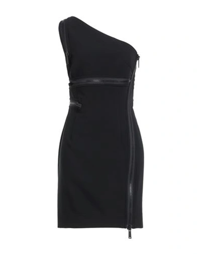 Dsquared2 Woman Mini Dress Black Size 4 Polyester, Polyurethane