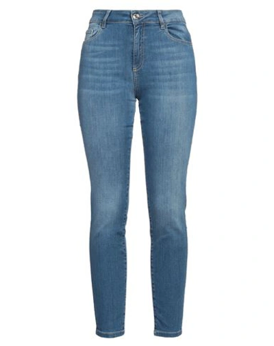 Nenette Woman Jeans Blue Size 29 Cotton, Organic Cotton, Elastomultiester, Elastane
