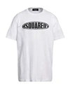 Dsquared2 Man T-shirt White Size Xxxl Cotton