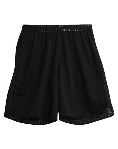 Moncler Man Shorts & Bermuda Shorts Black Size M Polyester