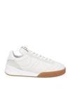 COURRÈGES COURREGES WOMAN SNEAKERS WHITE SIZE 7 SOFT LEATHER