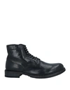 OFFICINE CREATIVE ITALIA OFFICINE CREATIVE ITALIA MAN ANKLE BOOTS BLACK SIZE 8.5 SHEARLING