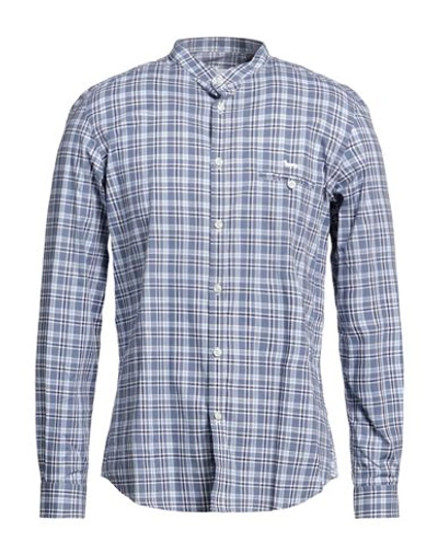 Harmont & Blaine Man Shirt Pastel Blue Size Xl Cotton