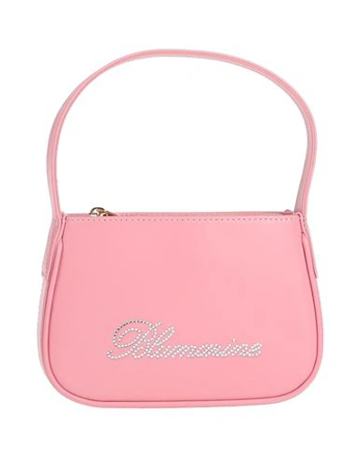 Blumarine Gem-logo Detail Mini Bag In Pink