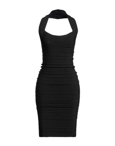 Philosophy Di Lorenzo Serafini Woman Midi Dress Black Size 8 Viscose