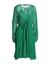 Mes Demoiselles Woman Midi Dress Green Size 2 Viscose In Green