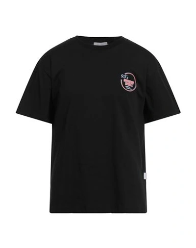 C.9.3 Man T-shirt Black Size M Cotton